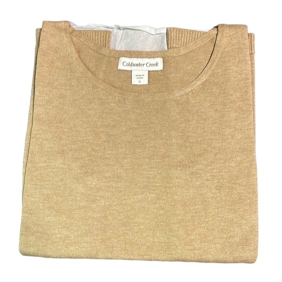 New Coldwater Creek sleeveless women’s shirt / top size small - Picture 2 of 3